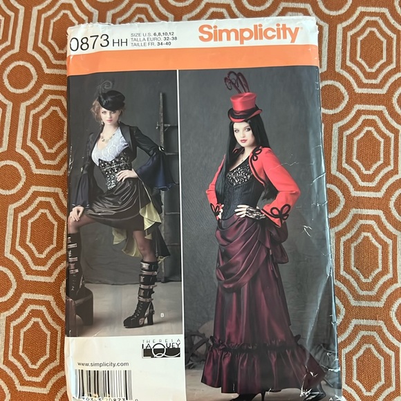Simplicity Costume Pattern 0873 - Picture 1 of 3